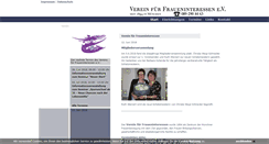 Desktop Screenshot of fraueninteressen.de